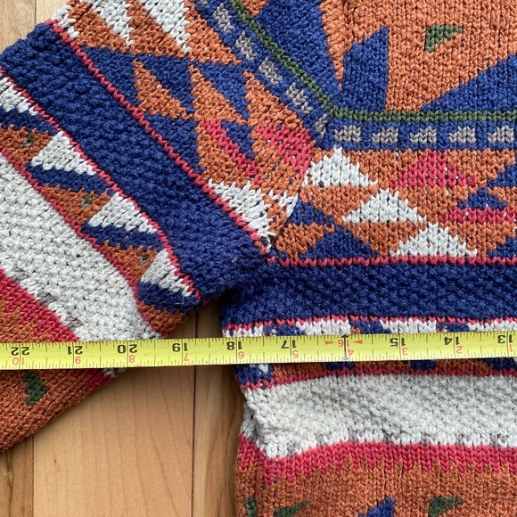 Signature Cotton Slub Sweater, Pattern NWOT‎ - Picture 4 of 7